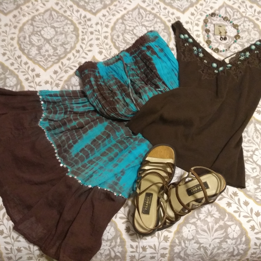 Boho Style Skirt and Matching Cami